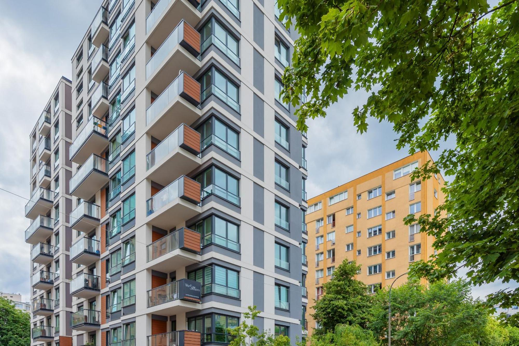 Apartament Z Widokiem Na Centrum 9 Pietro & Parking By Noclegi Renters Варшава Экстерьер фото